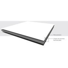 BIPAINEL LISO 2000X1000X10X0.8 LAC BRANCO 9110